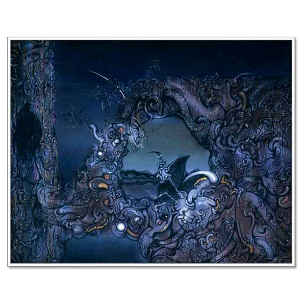 Twilight Zone, 1985 Tempera on sa-paper 100 x 130 cm.
