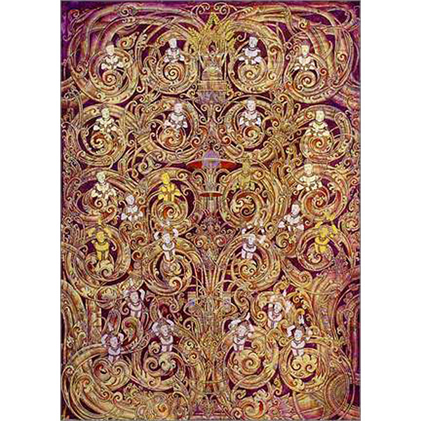 The Gathering of Minor Gods,1995 Acrylic on canvas 170 x 120 cm.