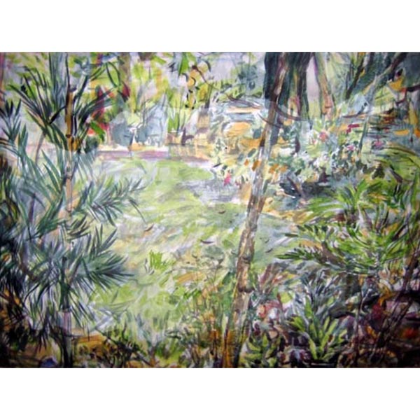 Graden, 2011 Water colour on paper 70 x 100 cm.