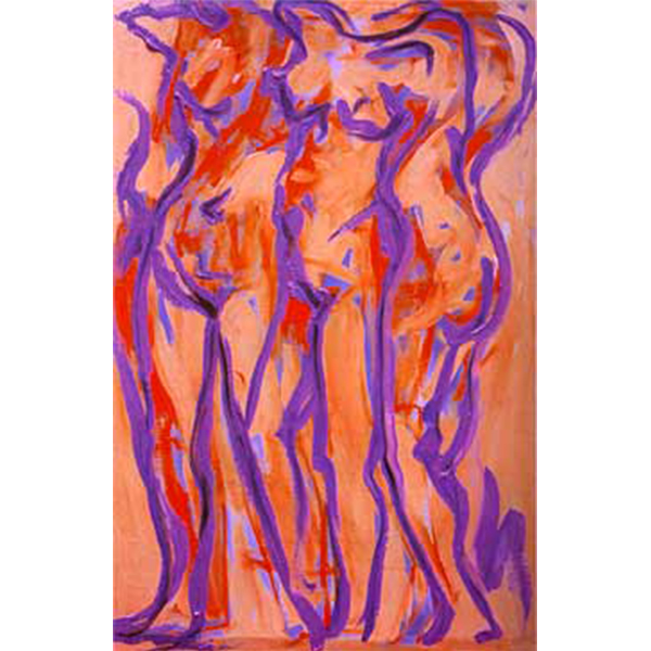 Women No.4 Oil on canvas 90 x 60 cm.