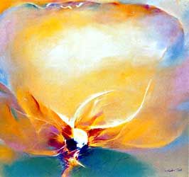 Title : Blooming Lotus at Dawn 7, 2002