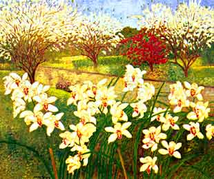 Charoon Boonsuan : Flower Garden, 2002