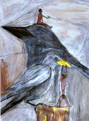 Man and Crow 1