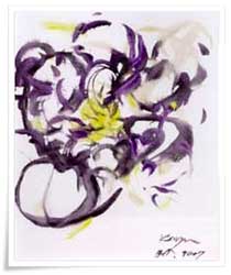 Abstract of 1 Flower by Kanya Charoensupkul