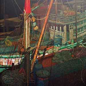 Fishing Boat by Sinlapachai Chuchan | เรือประมง โดย ศิลปชัย  ชูจันทร์