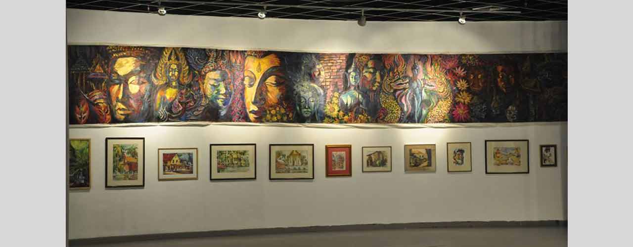 Exhibition Retrospective by Sathit Thimwatbunthonge | นิทรรศการ ศิลปะจินตทัศน์...เพื่อสังคม ผลงานย้อนหลัง 40 ปี ของสาธิต ทิมวัฒนบรรเทิง