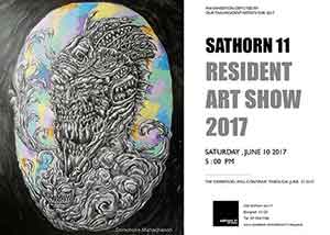 Resident Art Show 2017 By Chonkhet Phanwichien, Tinna Hongngam, Prapoj Kumjinda, Preecha Raksorn, Pisanu Prasoetpol and Somchoke Mahachanon