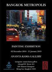 BANGKOK METROPOLIS, Painting Exhibition by Young and Talented Thai Artists