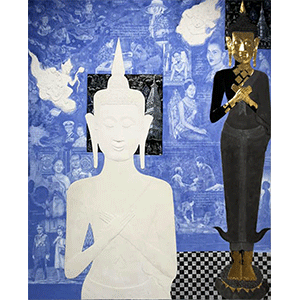 Artist : Songrit Muaiprom | ทรงฤทธิ์ เหมือยพรม Title : Buddha Image of Mother's Birthdays / พระประจำวันเกิดแม่