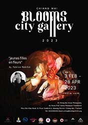 Chiang Mai Blooms city gallery 2023, Photo Exhibition By jeunes filles en fleurs by Fabrice Mabillot (นิทรรศการภาพถ่าย)