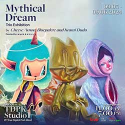 Mythical Dream by อานนท์ เนยสูงเนิน หรือ Cheese Arnon, รุ่งนภา คำน้อย หรือ Bluepalete และ สุภาพร ชาวสวน หรือ Kratai Dudu