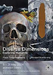 Diverse Dimensions: Exploring Humanity ผลงานโดย ประดิษฐ์ ตั้งประสาทวงศ์ (Pradit Tungprasartwong) และ วรพล นวลละออง (Worapol Nuanla-ong)