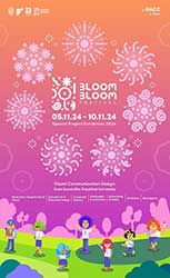 Bloom Bloom Festival (Special Project Exhibition2024) นิทรรศการการแสดงผลงานศิลปนิพนธ์สาขาวิชาการออกแบบนิเทศศิลป์ครั้งที่ 33 Bloom Bloom Festivalโดย นักศึกษาชั้นปีที่ 4 สาขาวิชาการออกแบบนิเทศศิลป์ มหาวิทยาลัยราชภัฎสวนสุนันทา