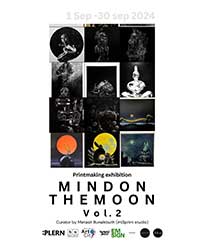 Mind on the moon Vol.ll โดย ศิลปินภาพพิมพ์ 12 ท่าน