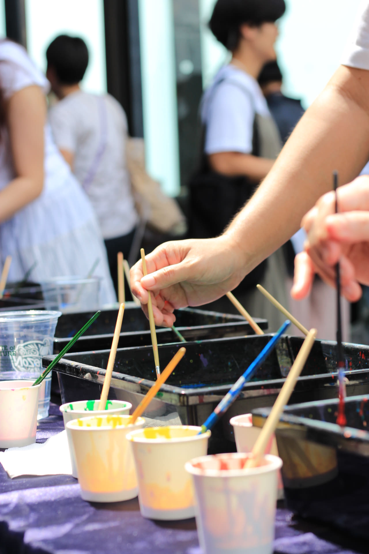 Marbling Art Workshop – การเดินทางของสีและสายน้ำ
