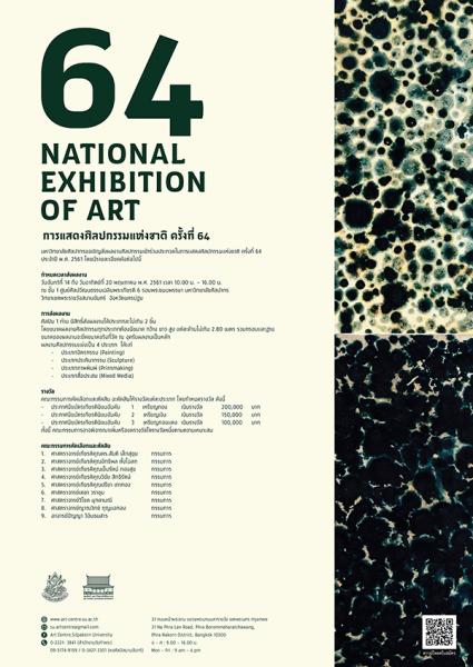 The 64th National Exhibition of Art | ประกวดในการแสดงศิลปกรรมแห่งชาติ ครั้งที่ 64