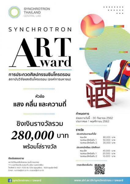 Synchrotron Art Award | ประกวดศิลปกรรมซินโครตรอน “แสง คลื่น และความถี่”