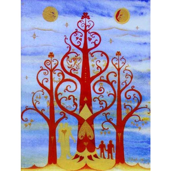 Tree of love Acrylic on canvas 45 x 30 cm.