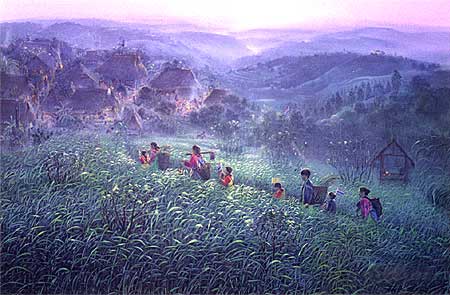 The Peacefulness of His Majesty the King