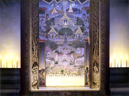 Wall Painting on the Celebration of His Majesty the King