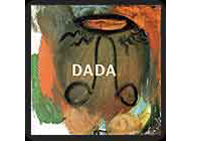 D...DADA, 1991,Oilstick on canvas, 12 x 12 inch.