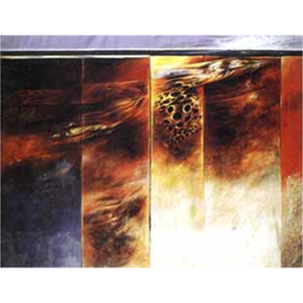Whispering from the Sea, 1967 Oil on canvas 200x250 cm. Collection of the artist