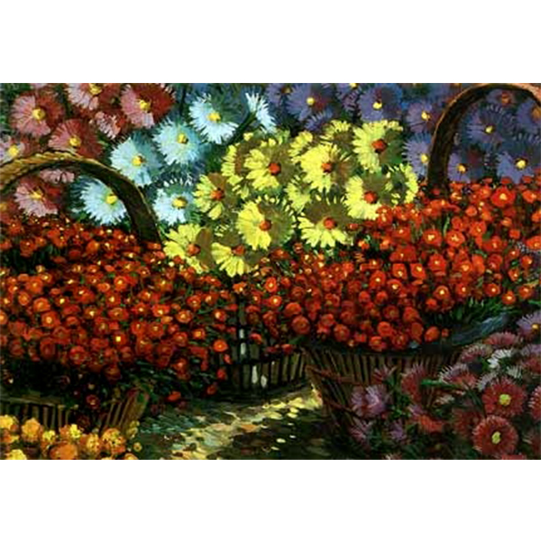 Color of Flower, 1992 Watercolor, 60 x 90 cm.