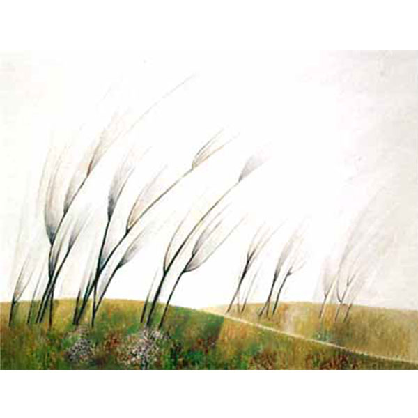 Sommer Breeze, 1991 Attr. Oil on canvas 70 x 90 cm.