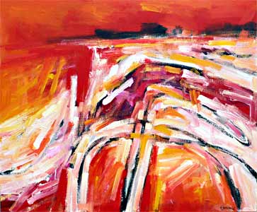 Landscape in red, 2005