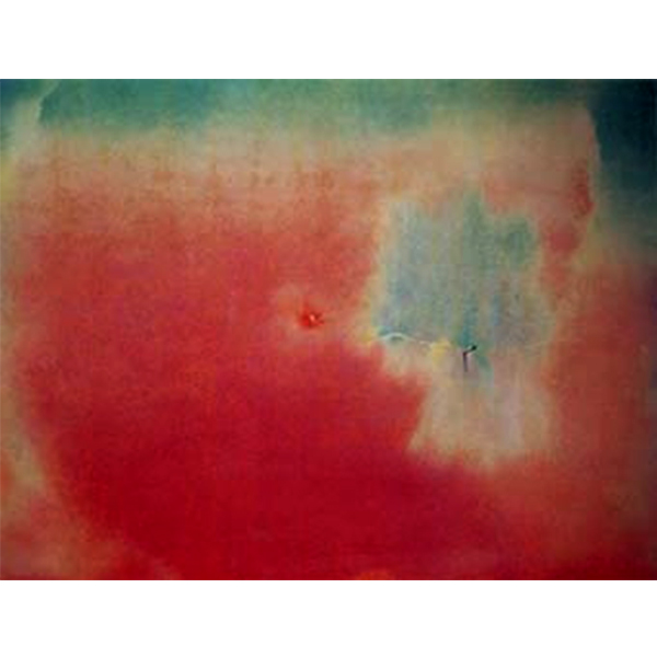 Work, Red, 1974 Oil on canvas 120 x 150 cm.