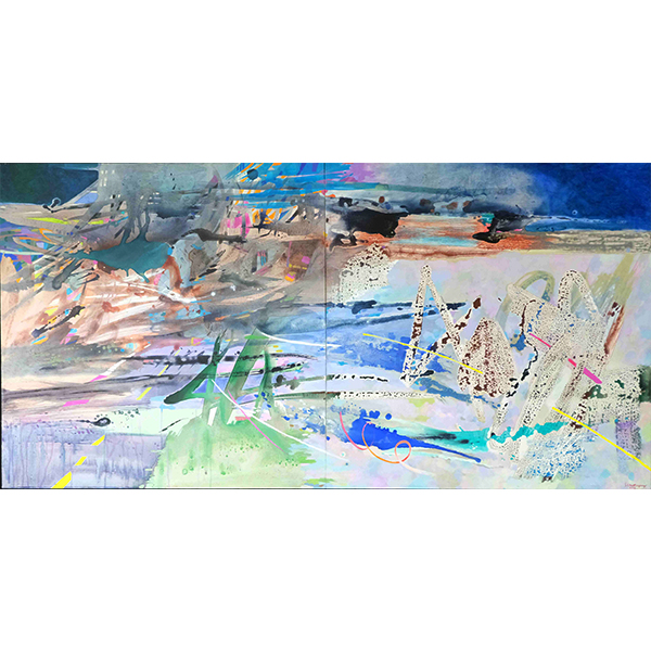 The Dying Sea, 2013 Acrylic on canvas 100 x 200 cm. 