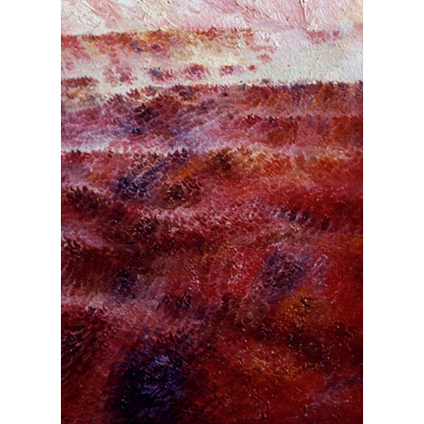 Red Landscape, 1983 Oil on canvas 60 x 50 cm.