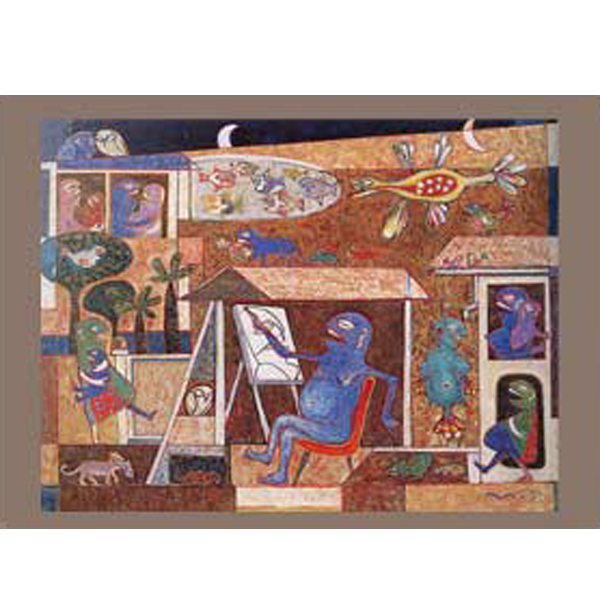 Studio, 2005 Oil on canvas 90 x 120 cm. tawee ratchaneekorn